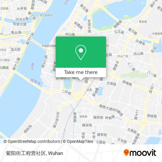 紫阳街工程营社区 map
