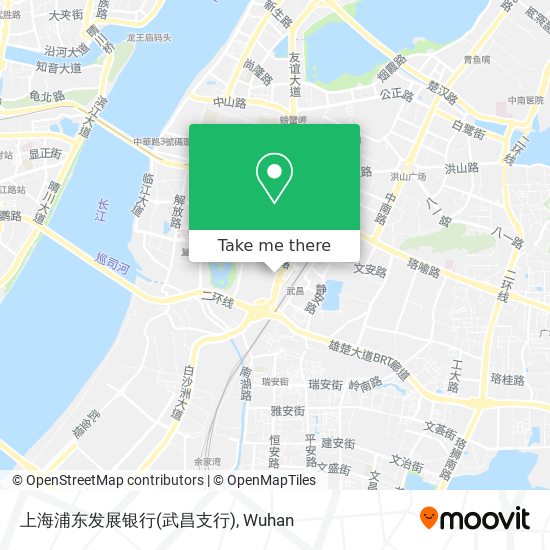 上海浦东发展银行(武昌支行) map