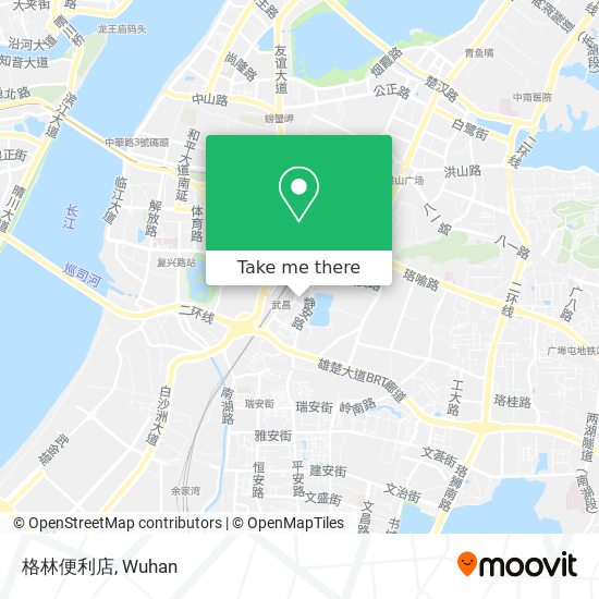 格林便利店 map