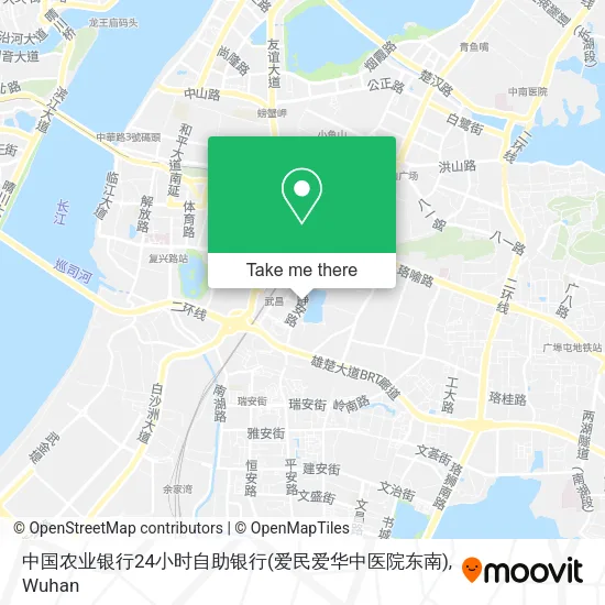 中国农业银行24小时自助银行(爱民爱华中医院东南) map