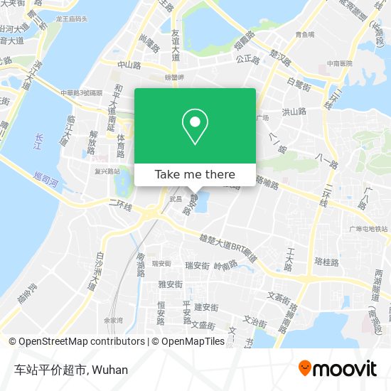 车站平价超市 map