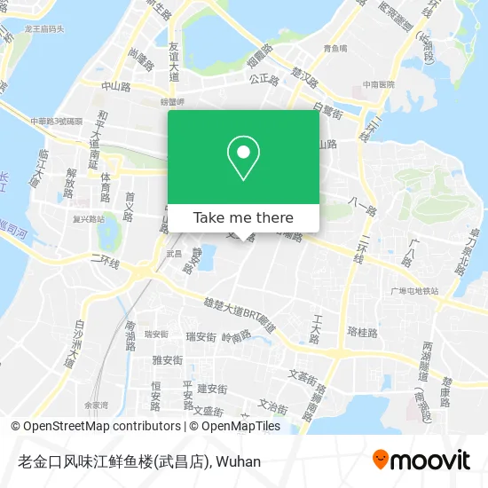 老金口风味江鲜鱼楼(武昌店) map