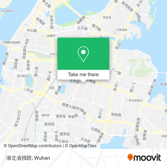 湖北省残联 map