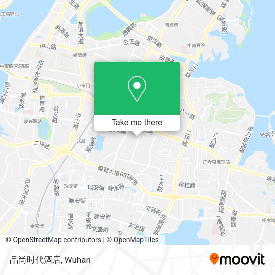 品尚时代酒店 map
