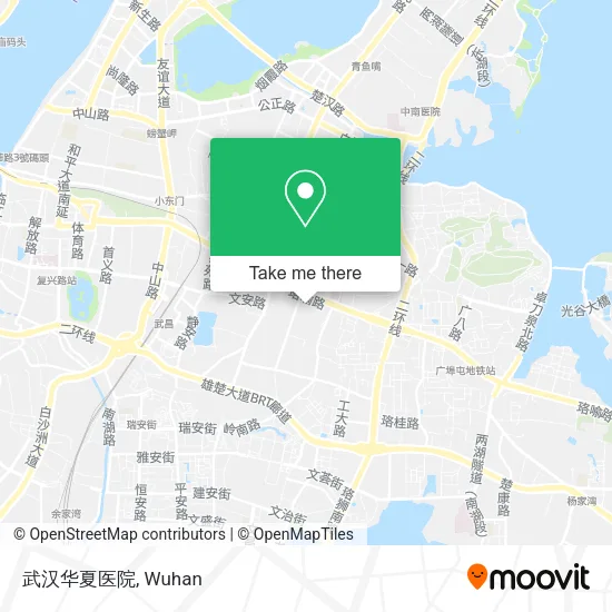 武汉华夏医院 map