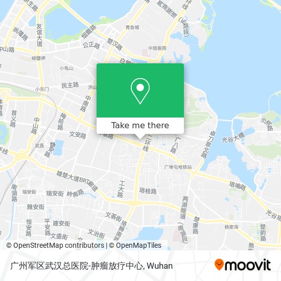 广州军区武汉总医院-肿瘤放疗中心 map