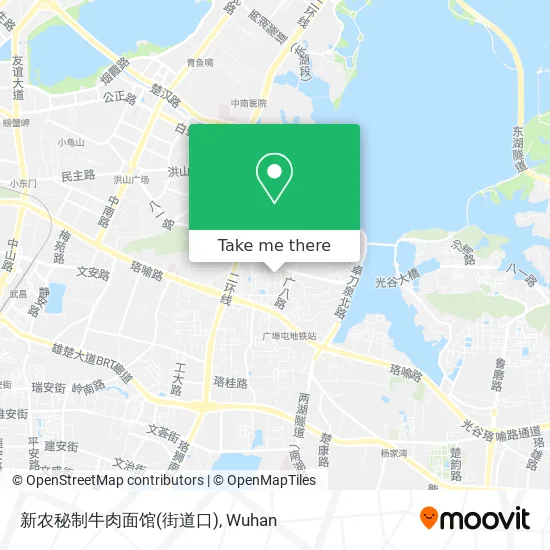 新农秘制牛肉面馆(街道口) map