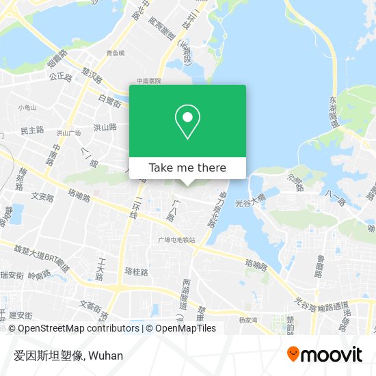 爱因斯坦塑像 map