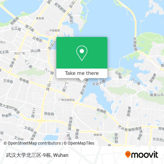 武汉大学北三区-9栋 map