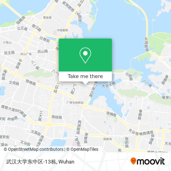 武汉大学东中区-13栋 map