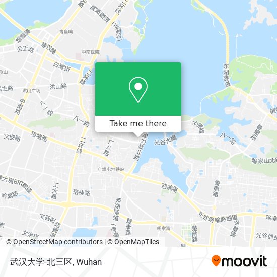 武汉大学-北三区 map