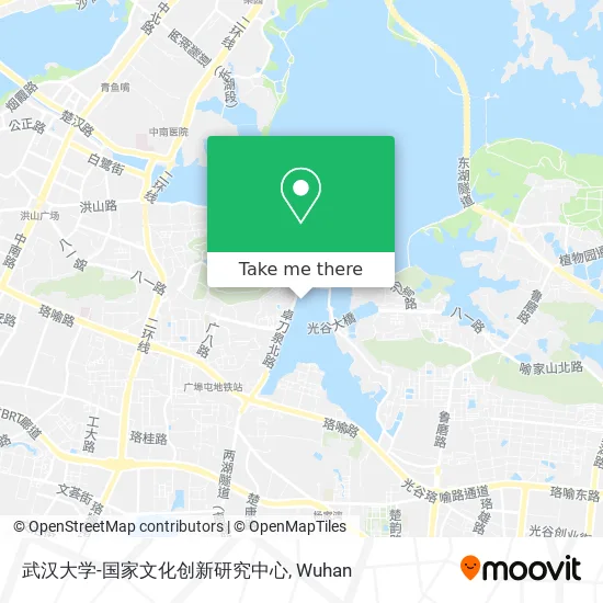 武汉大学-国家文化创新研究中心 map