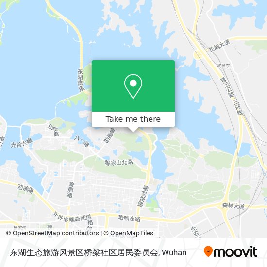 东湖生态旅游风景区桥梁社区居民委员会 map