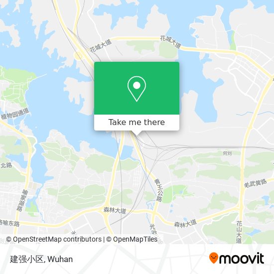 建强小区 map
