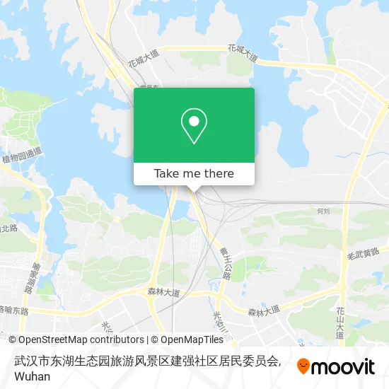 武汉市东湖生态园旅游风景区建强社区居民委员会 map
