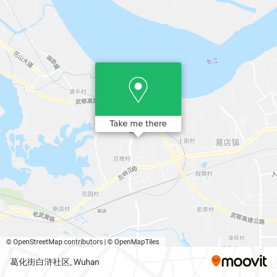 葛化街白浒社区 map