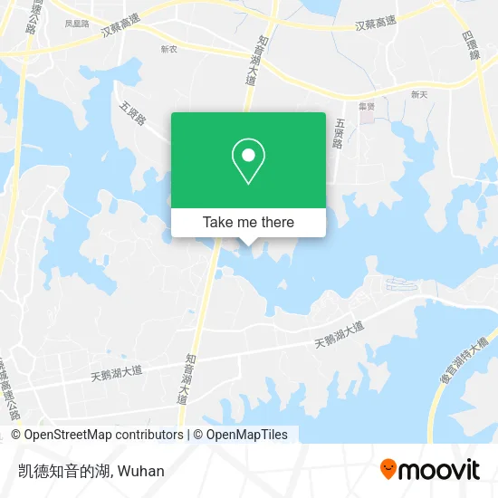 凯德知音的湖 map