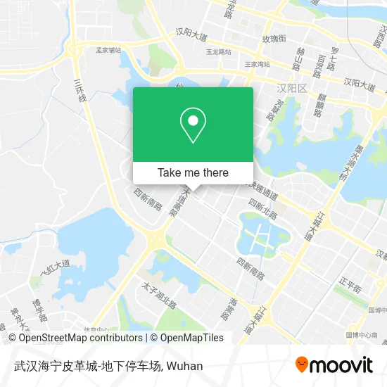 武汉海宁皮革城-地下停车场 map