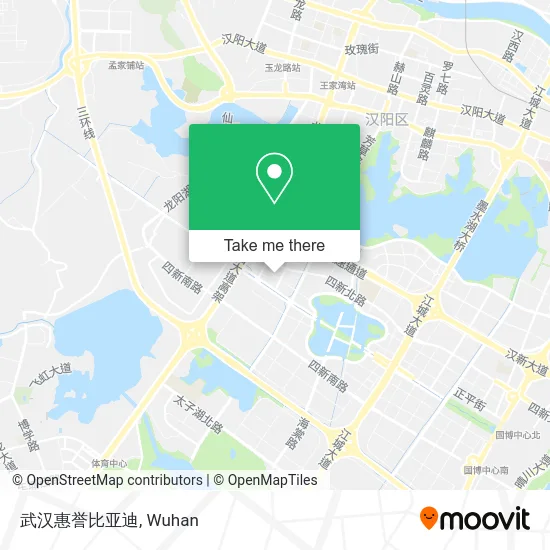 武汉惠誉比亚迪 map