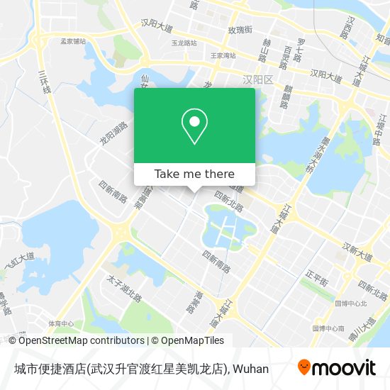 城市便捷酒店(武汉升官渡红星美凯龙店) map