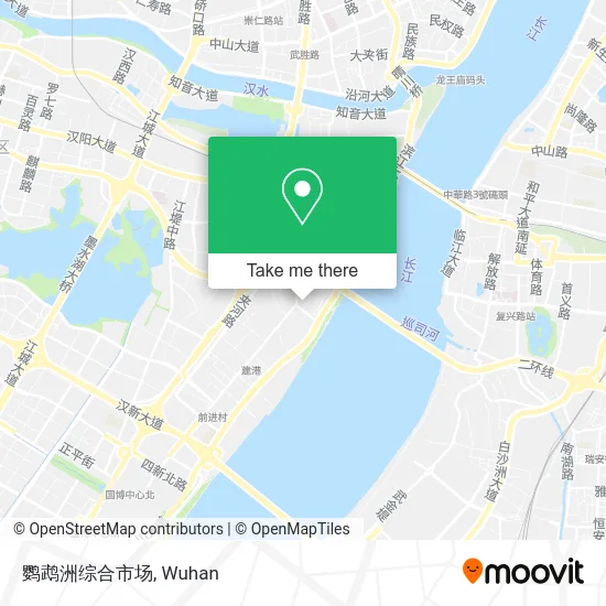 鹦鹉洲综合市场 map