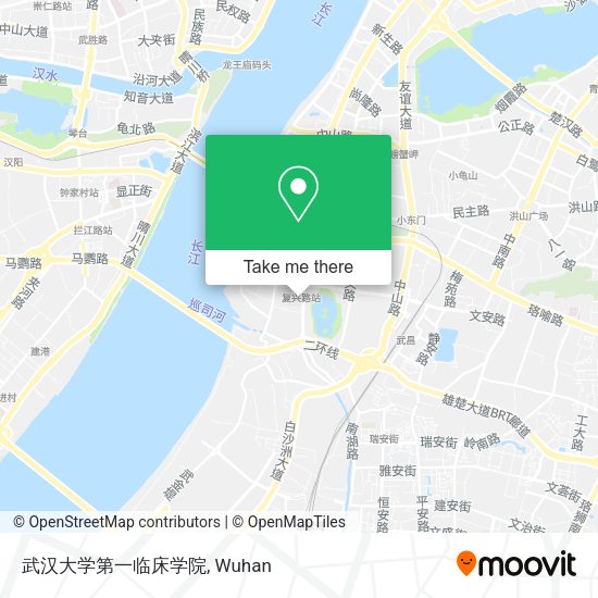武汉大学第一临床学院 map