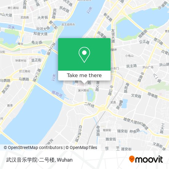 武汉音乐学院-二号楼 map