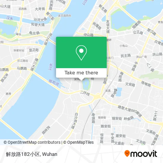解放路182小区 map