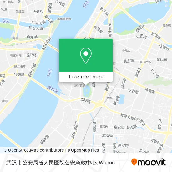 武汉市公安局省人民医院公安急救中心 map