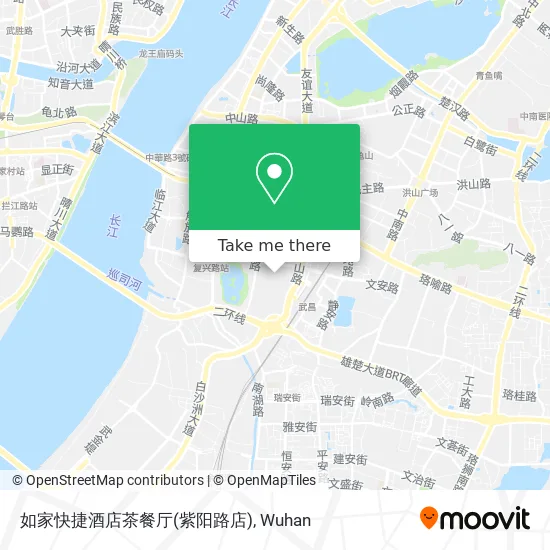 如家快捷酒店茶餐厅(紫阳路店) map