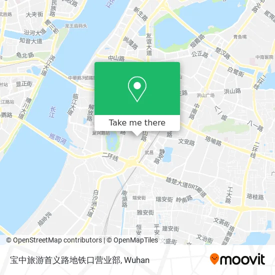 宝中旅游首义路地铁口营业部 map