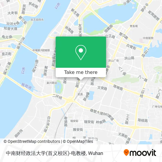 中南财经政法大学(首义校区)-电教楼 map