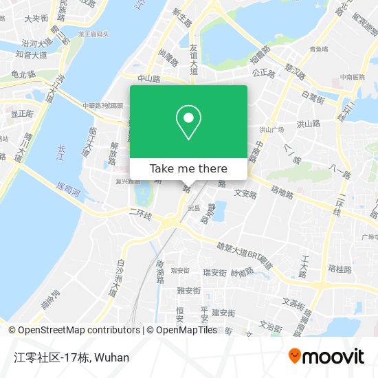 江零社区-17栋 map