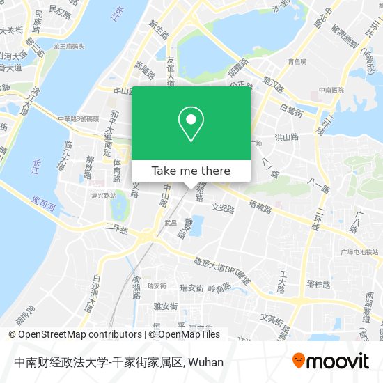中南财经政法大学-千家街家属区 map