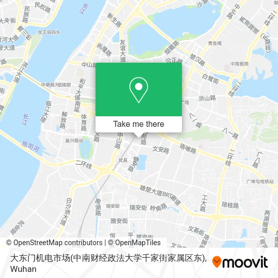 大东门机电市场(中南财经政法大学千家街家属区东) map