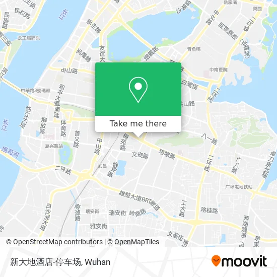 新大地酒店-停车场 map