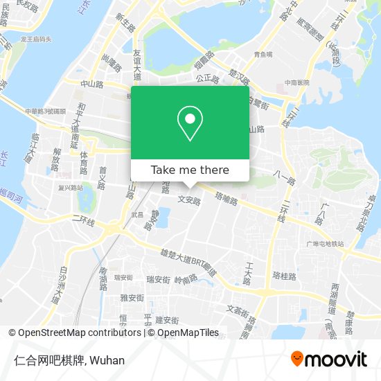 仁合网吧棋牌 map