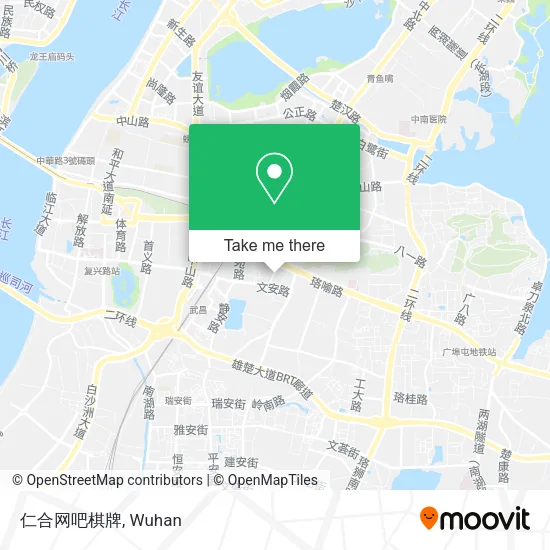 仁合网吧棋牌 map