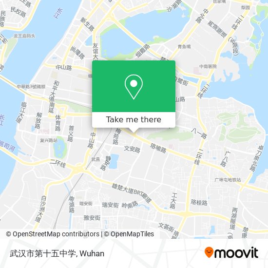 武汉市第十五中学 map