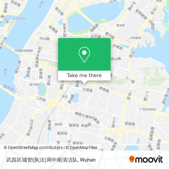 武昌区城管(执法)局中南清洁队 map