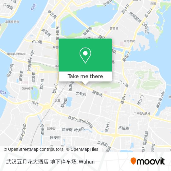 武汉五月花大酒店-地下停车场 map