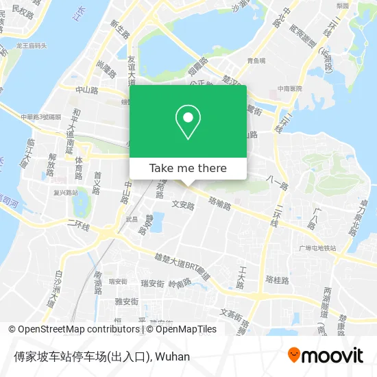 傅家坡车站停车场(出入口) map