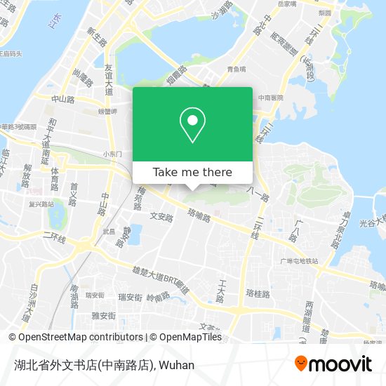 湖北省外文书店(中南路店) map