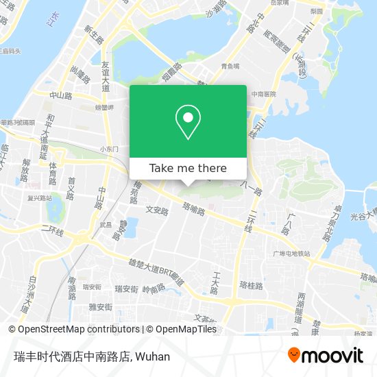 瑞丰时代酒店中南路店 map