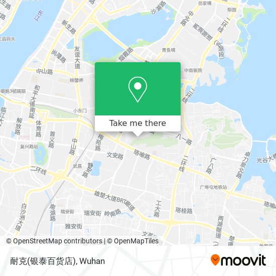 耐克(银泰百货店) map