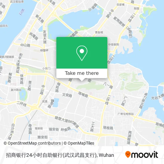 招商银行24小时自助银行(武汉武昌支行) map