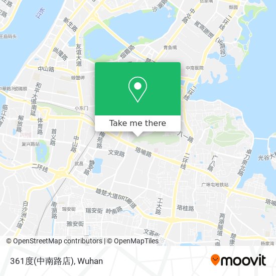 361度(中南路店) map