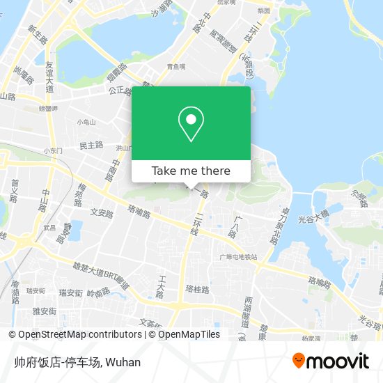 帅府饭店-停车场 map