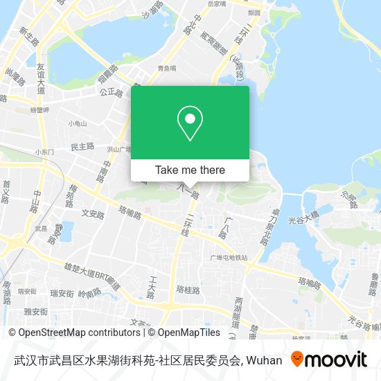 武汉市武昌区水果湖街科苑-社区居民委员会 map