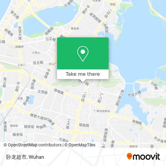 卧龙超市 map